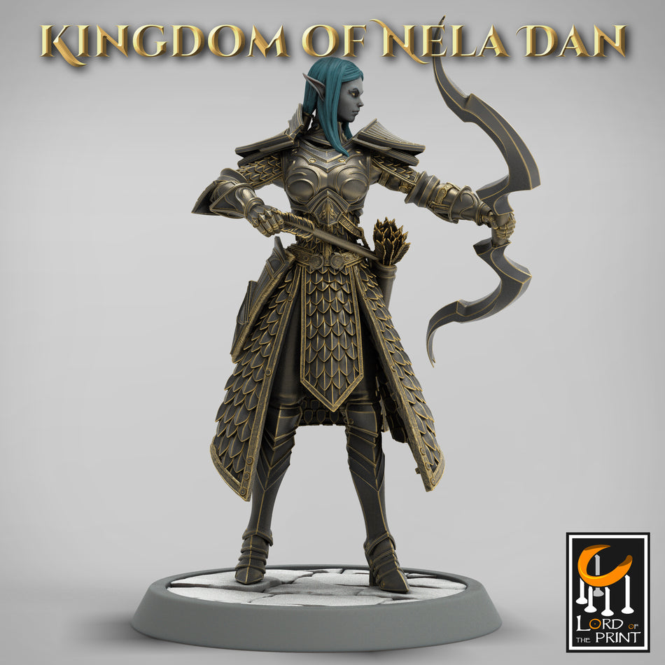 Elf Archer - Kingdom of Nela Dan - Rescale Miniatures