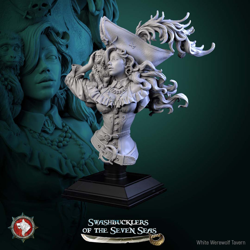 Elisa Stormbreaker Bust - Swashbucklers of the Seven Seas - WWT