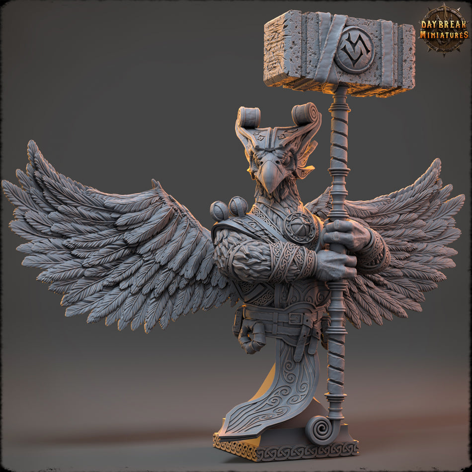 Enok Bluefeather Bust - Daybreak Miniatures