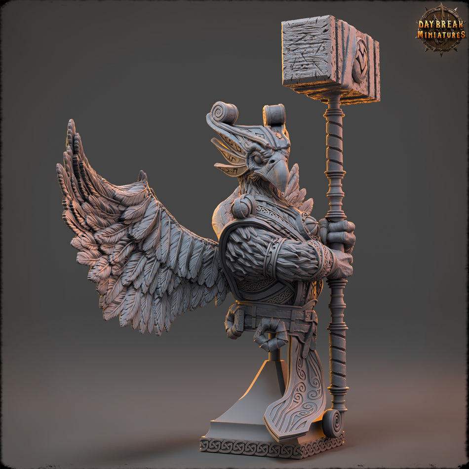 Enok Bluefeather Bust - Daybreak Miniatures