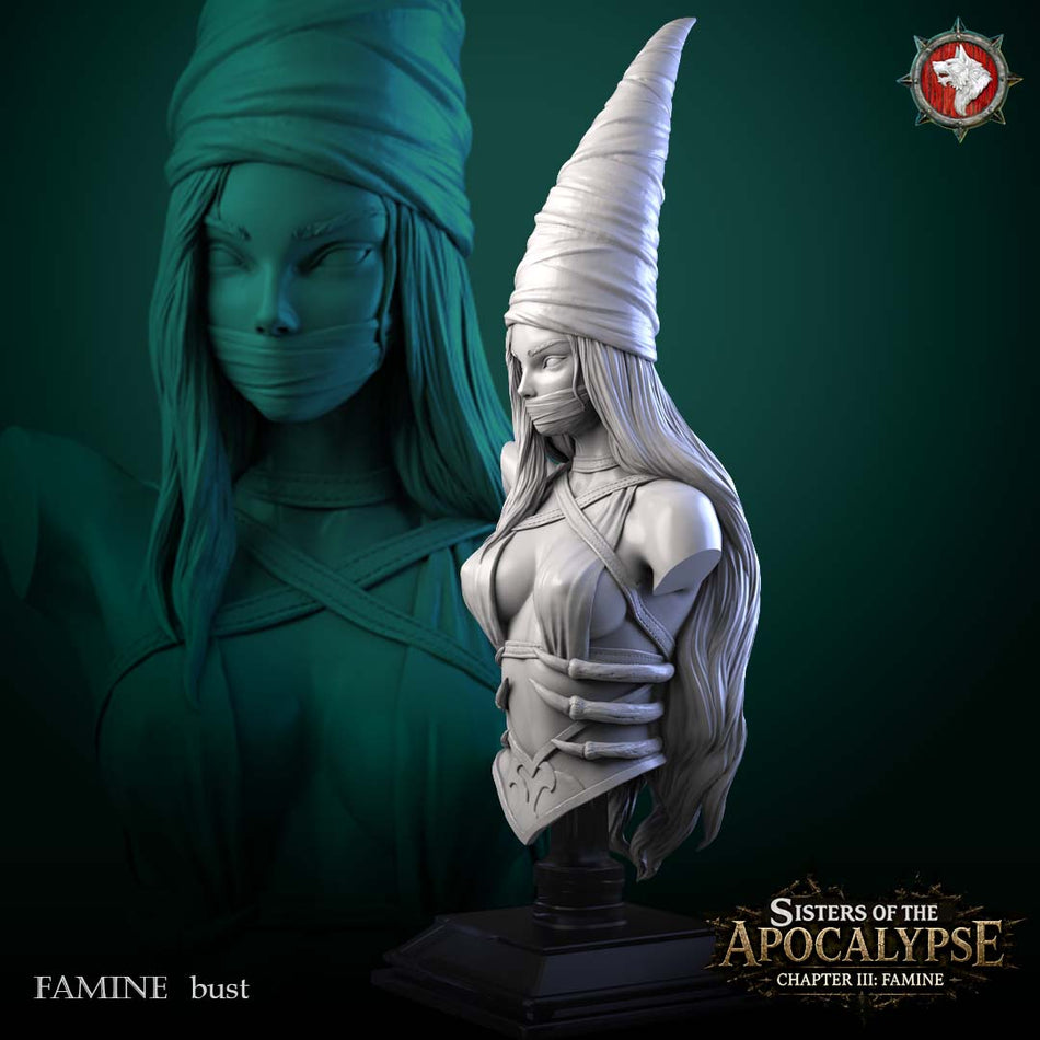 Famine Bust - Sisters of the Apocalypse - Famine - WWT