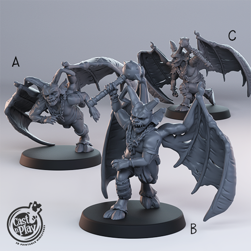 Flying Minions - Angels VS Demons - Cast n Play