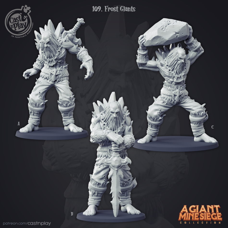Frost Giants - A Giant Mine Siege - Cast n Play