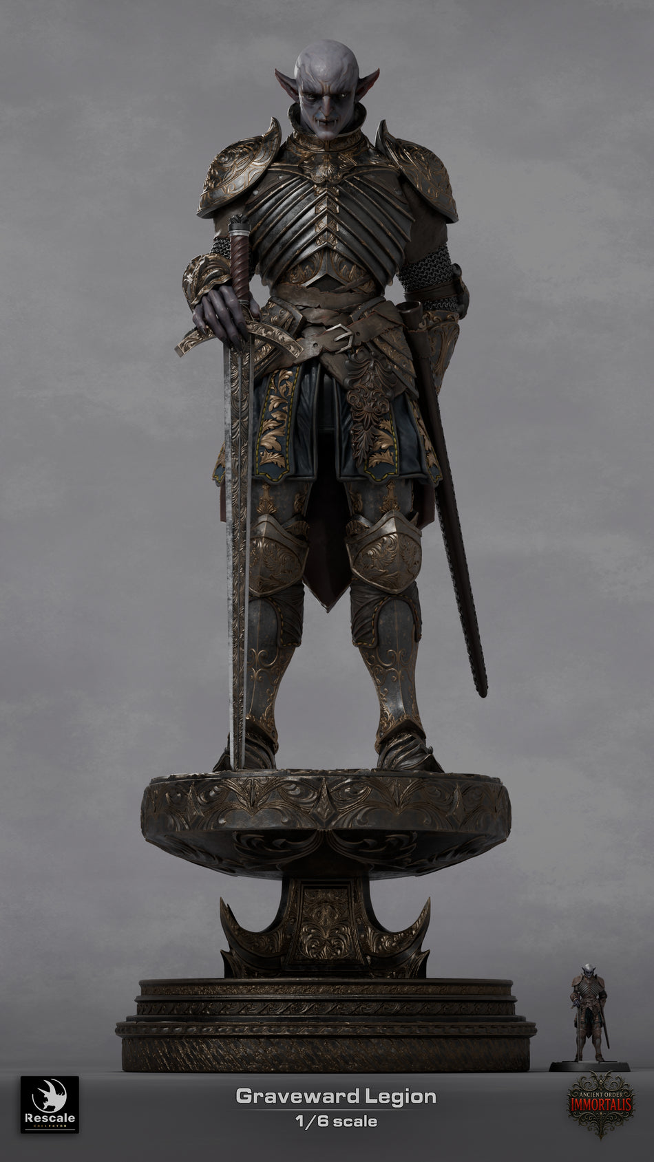 Graveward Legion XL - Ancient Order Immortalis - Rescale Miniatures