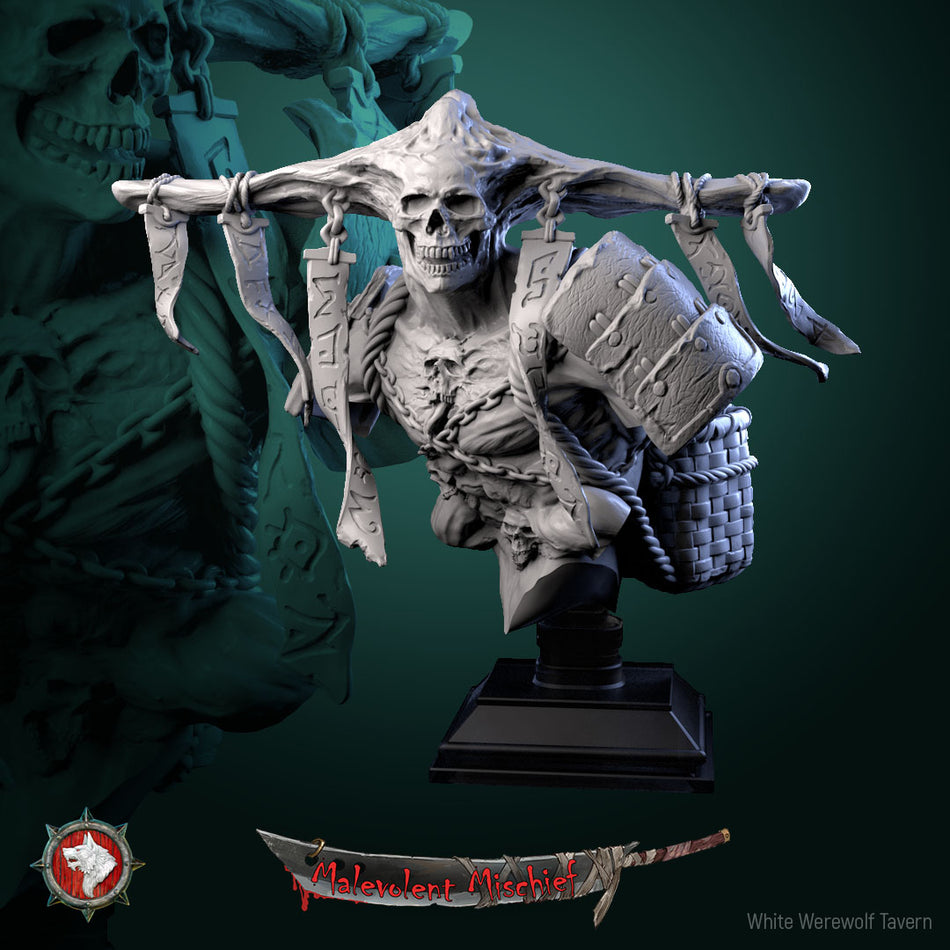 Grimblade Revenant - Bust aus der Reihe Malevolent Mischief von White Werewolf Tavern