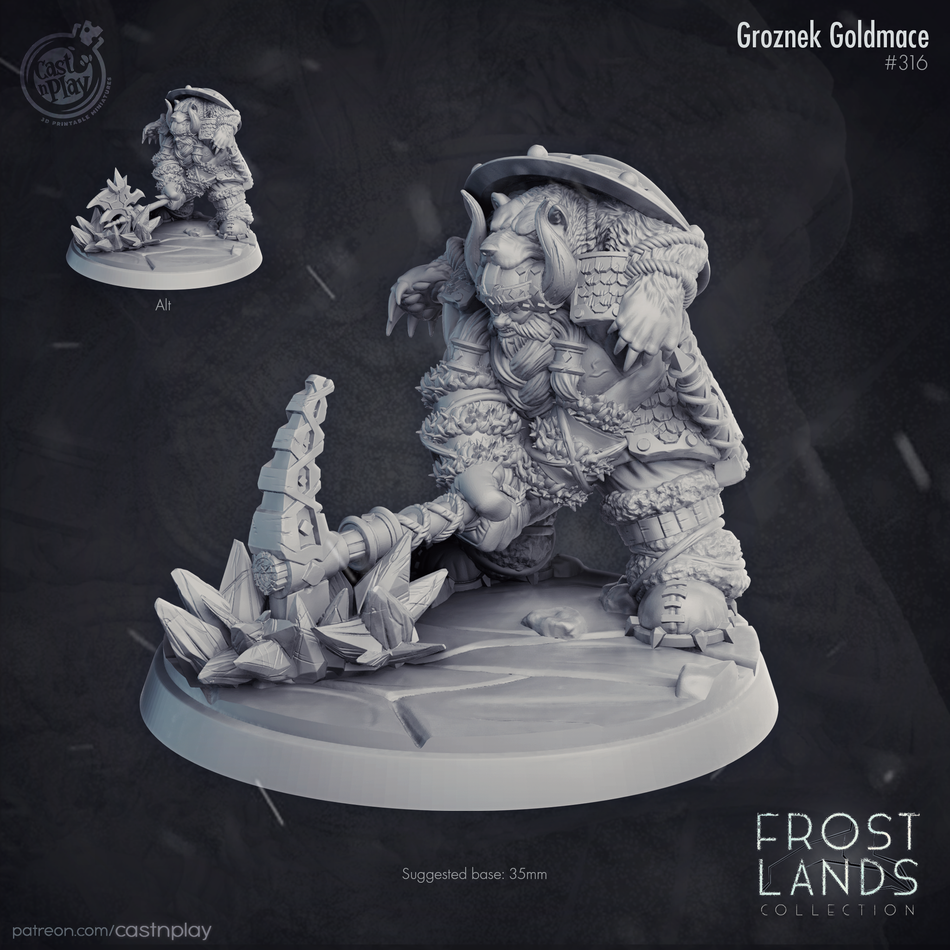Groznek Goldmace - Frost Lands - Cast n Play