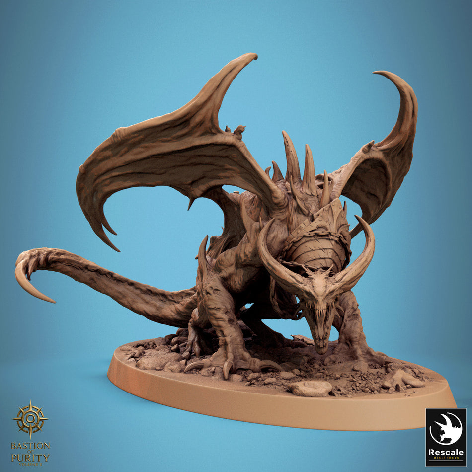 Hellspawned Brood Dragon - Legion of the Damned - Rescale Miniatures