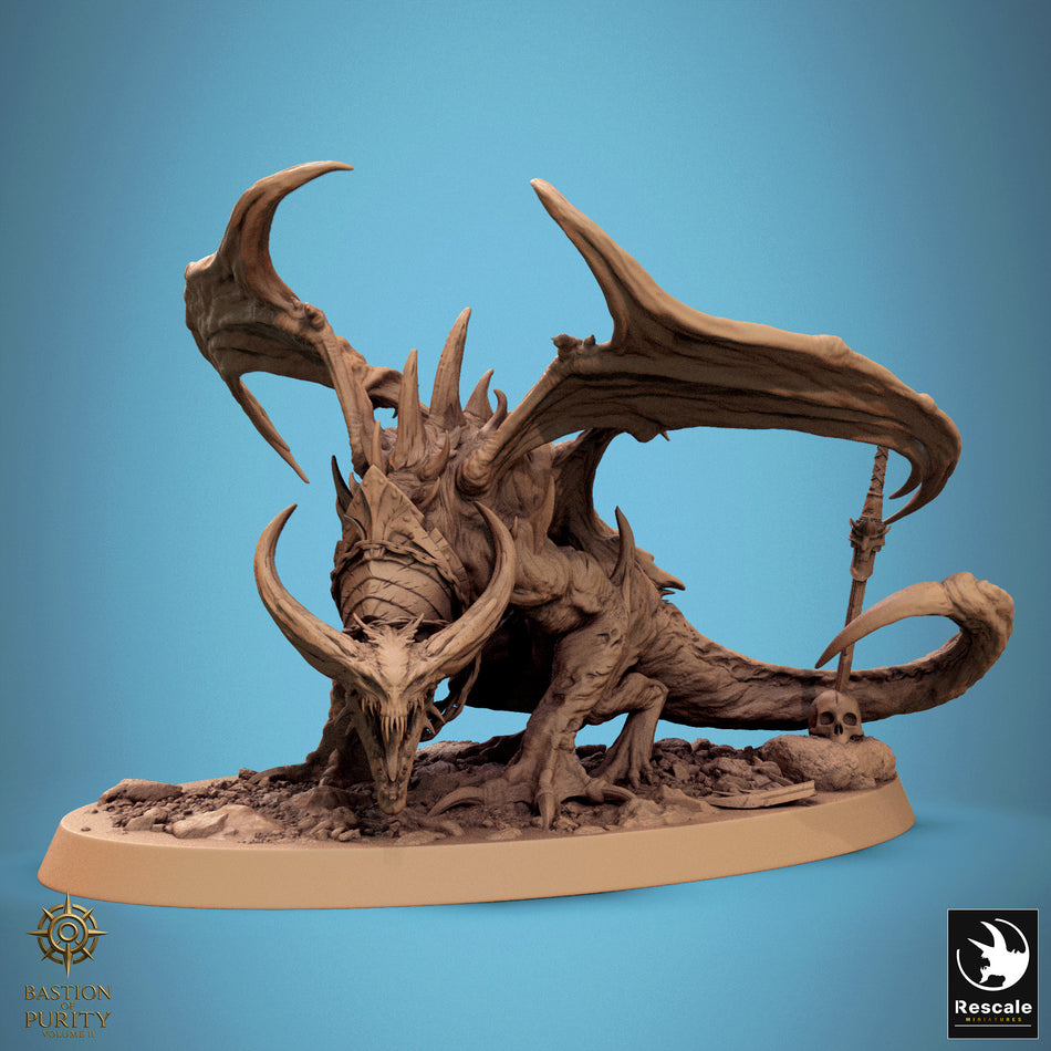 Hellspawned Brood Dragon - Legion of the Damned - Rescale Miniatures