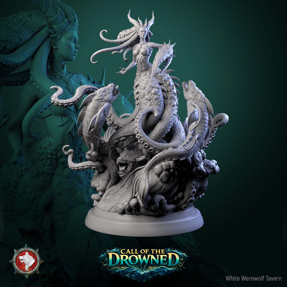 Abyssal Sea Witch Diorama - The Drowned Mother - Call of the Drowned - WWT