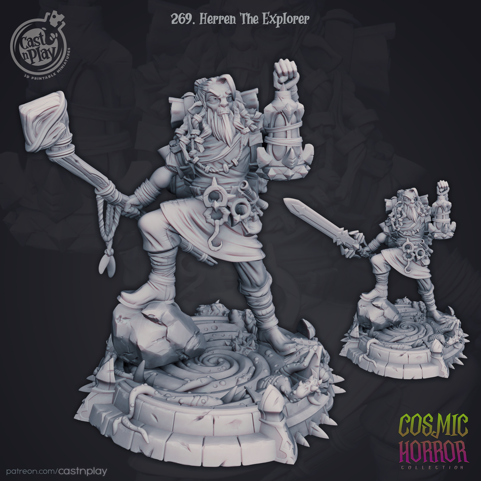 Herren the Explorer - Cosmic Horror - Cast n Play