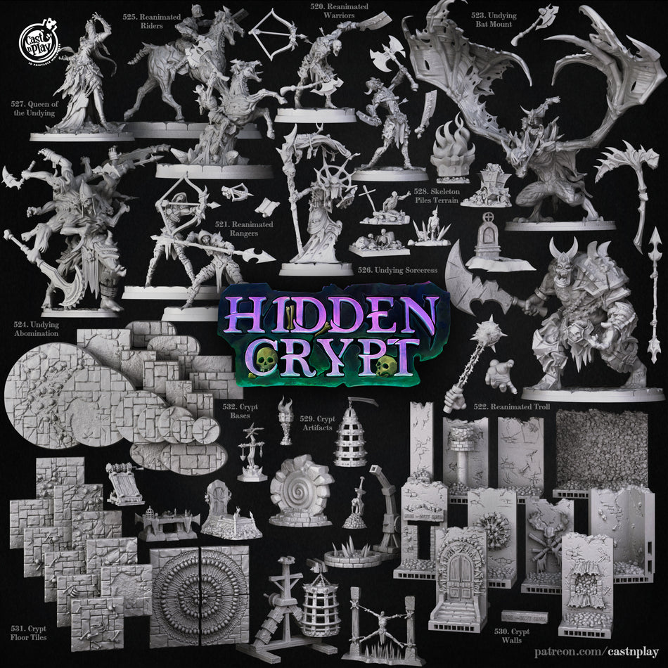 Queen Of the Undying - Hidden Crypt - Cast n Play