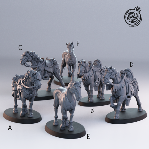 Horse - Townsfolk 1 - Cast n Play