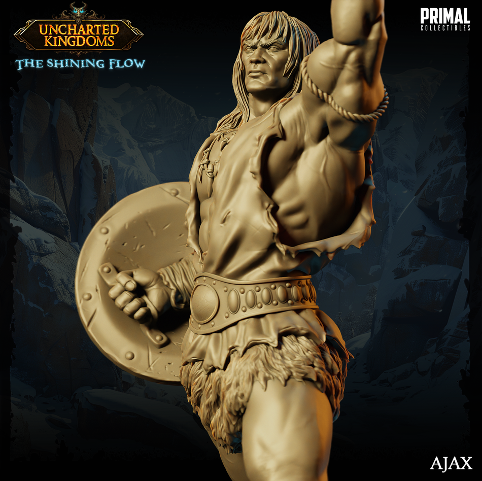 Barbarian Ajax - Uncharted Kingdoms/ The Shining Flow - Primal Collectibles