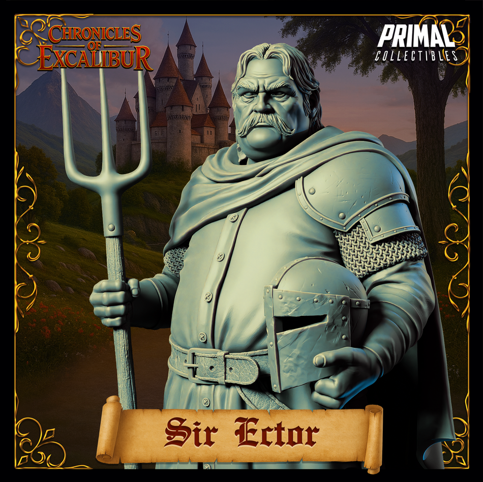 Knight Sir Ector - Chronicles of Excalibur - Primal Collectibles