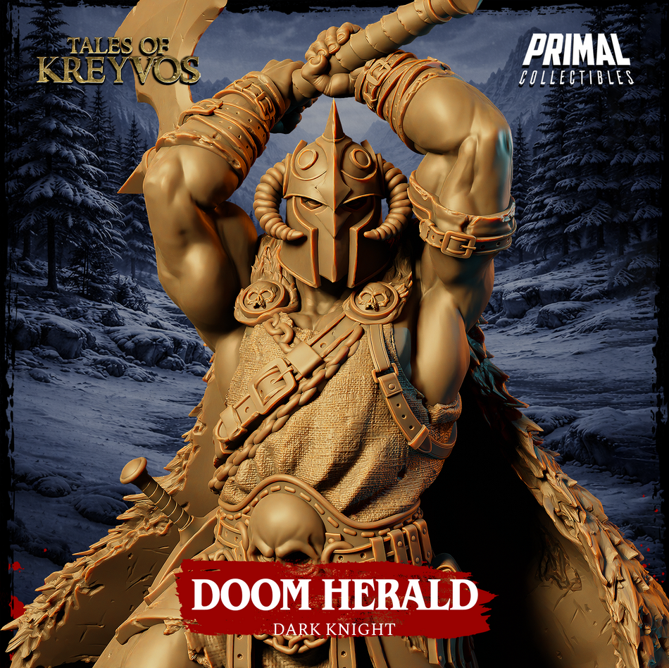 Dark Knight Doom Herald - Tales of Kreyvos - Primal Collectibles