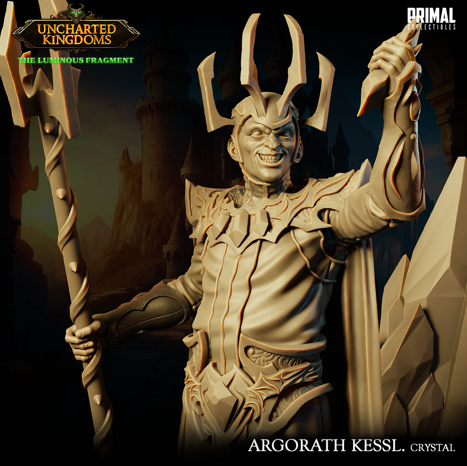 Dark Wizard Agorath Kessl Crystal - Uncharted Kingdoms/ The Luminous Fragment - Primal Collectibles