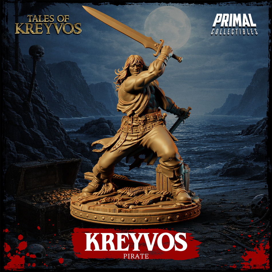 Pirate Kreyvos - Tales of Kreyvos - Primal Collectibles