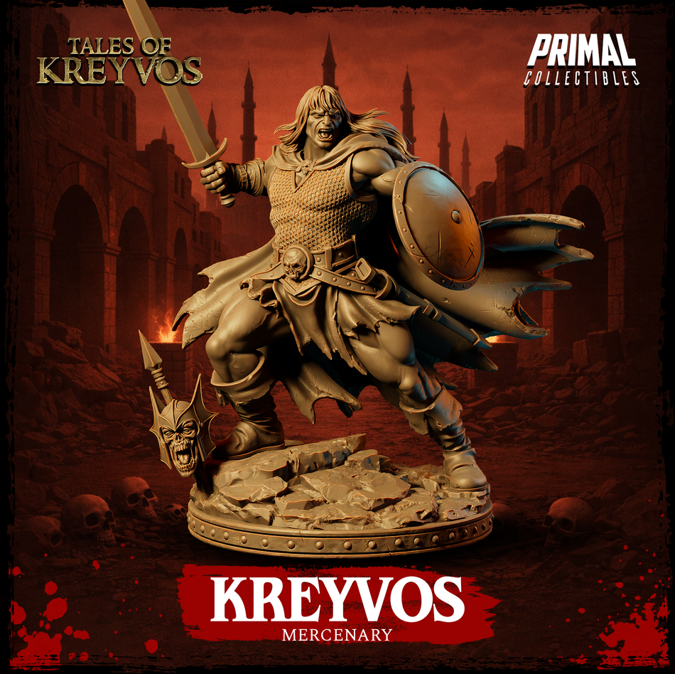 Barbarian Kreyvos 2 - Tales of Kreyvos - Primal Collectibles