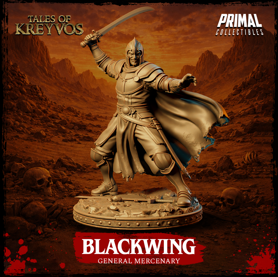 Mercenary Blackwing - Tales of Kreyvos - Primal Collectibles