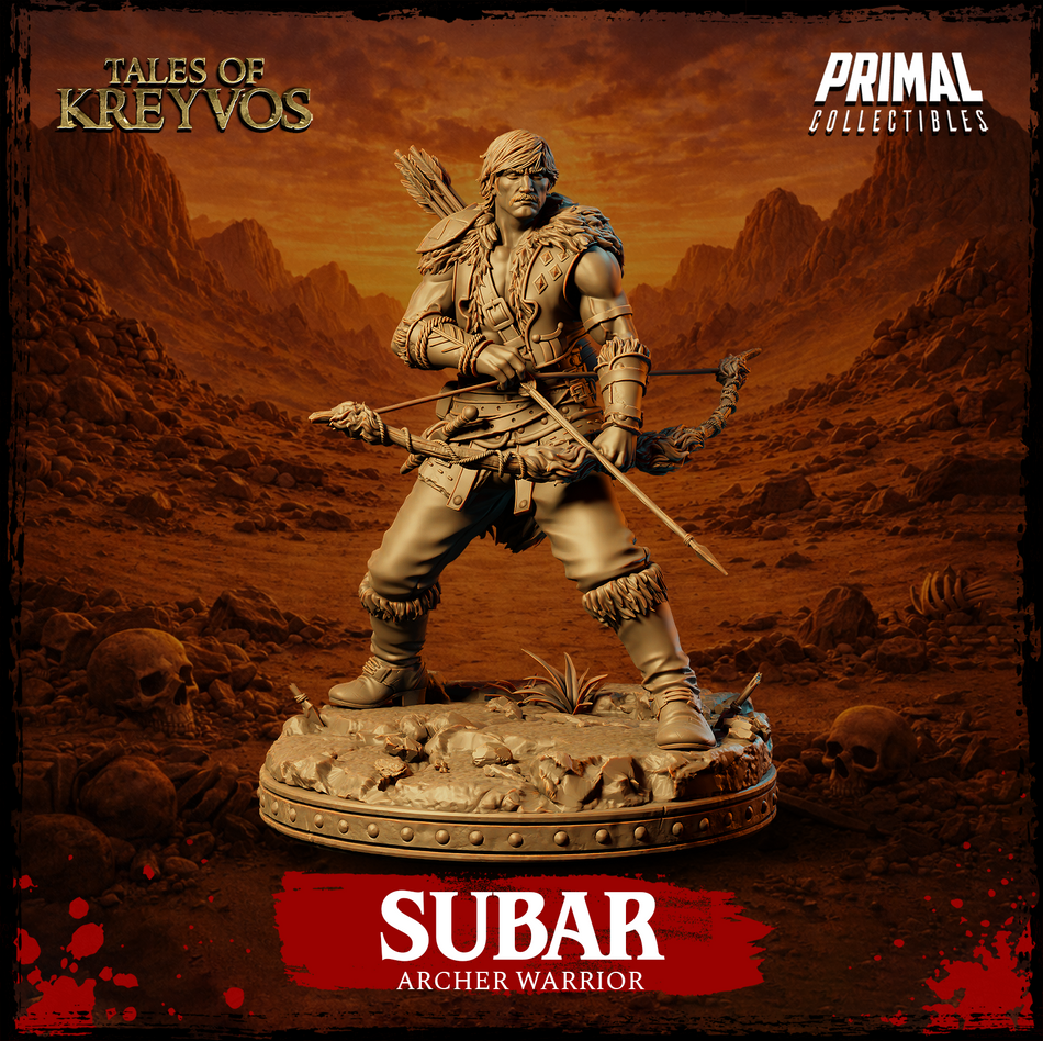 Archer Warrior Subar - Tales of Kreyvos - Primal Collectibles