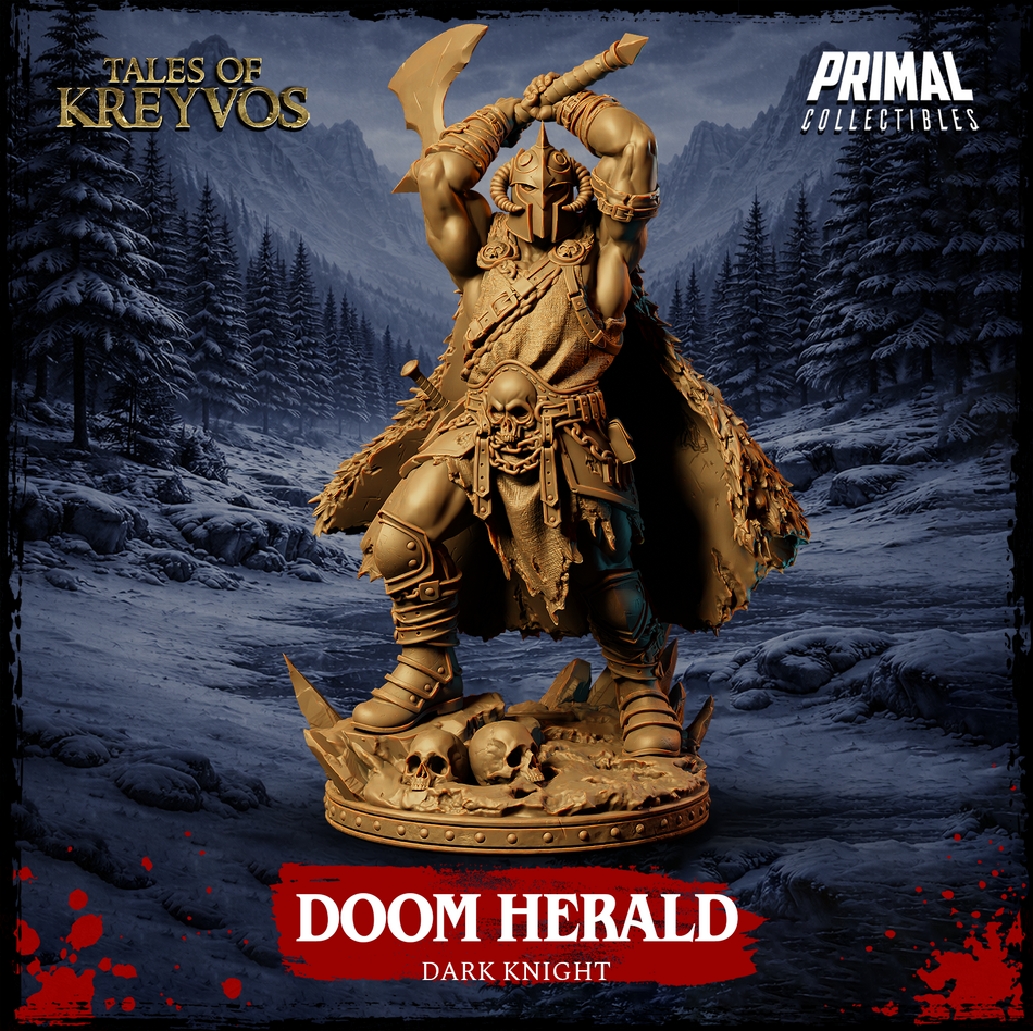 Dark Knight Doom Herald - Tales of Kreyvos - Primal Collectibles