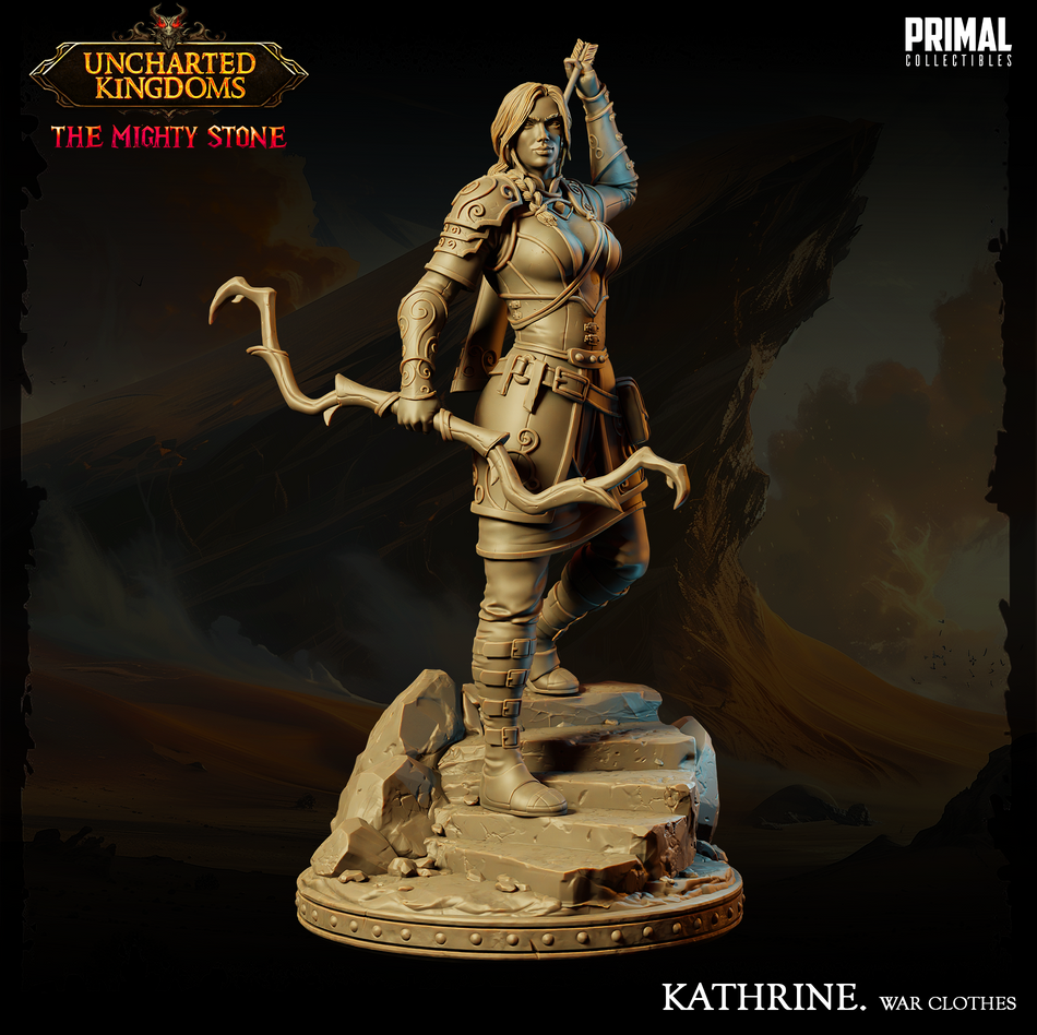 Fighter Kathrine - Uncharted Kingdoms/ The Mighty Stone - Primal Collectibles