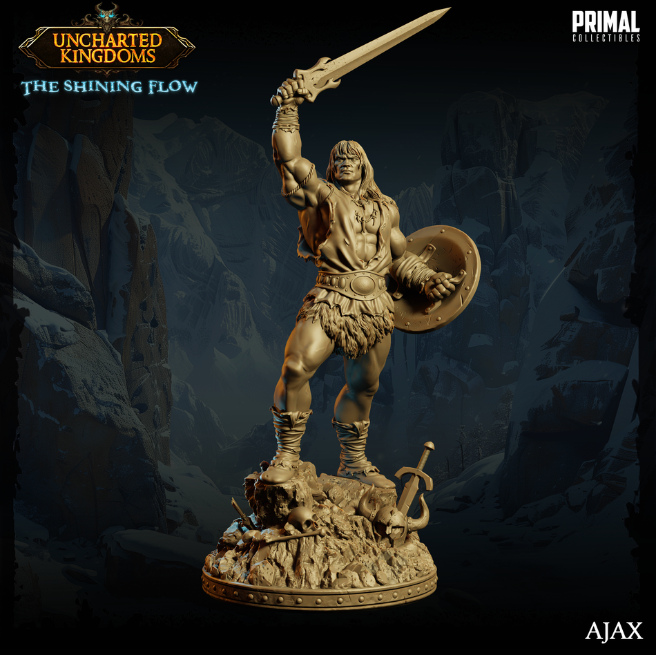 Barbarian Ajax - Uncharted Kingdoms/ The Shining Flow - Primal Collectibles