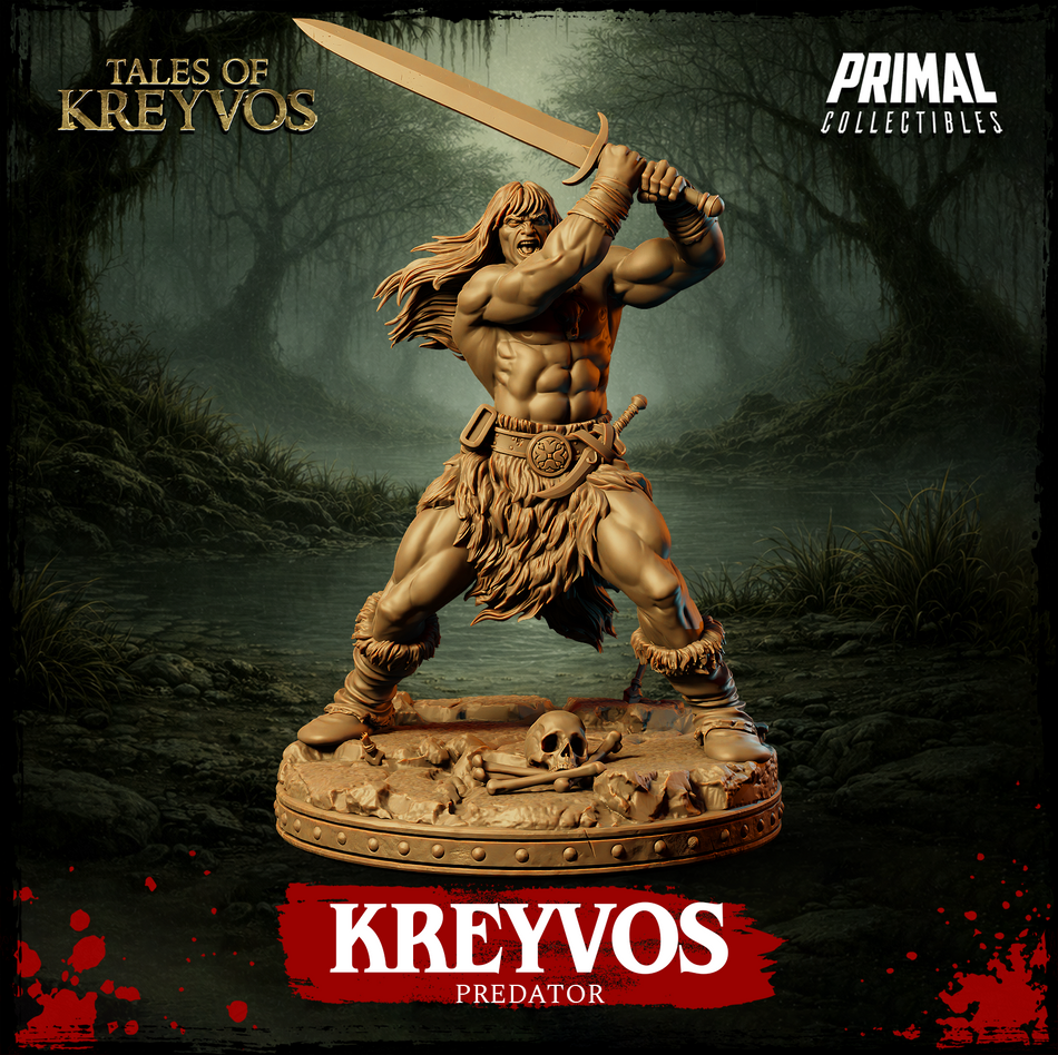 Barbarian Kreyvos - Tales of Kreyvos - Primal Collectibles