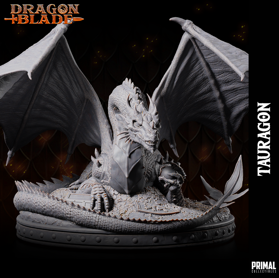 Green Dragon Tauragon - Dragon Blade - Primal Collectibles