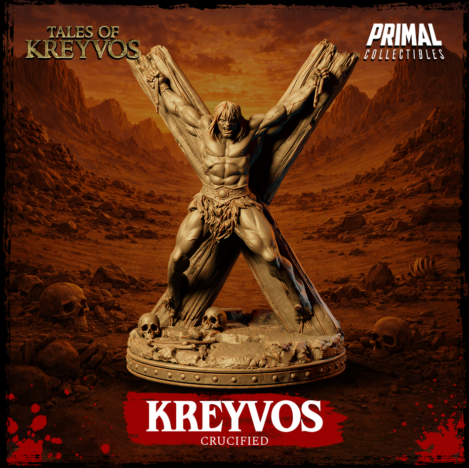 Barbarian Kreyvos Crucified - Tales of Kreyvos - Primal Collectibles