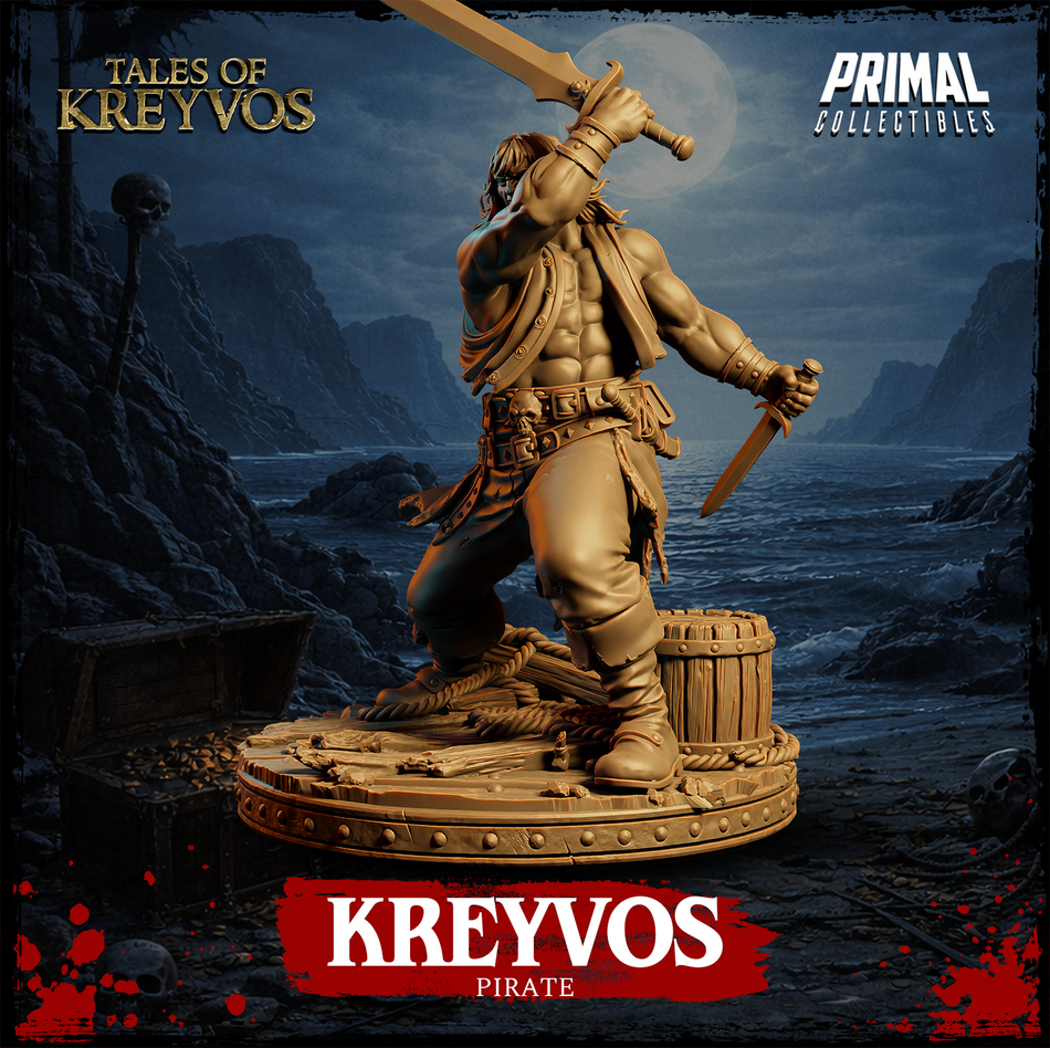 Pirate Kreyvos - Tales of Kreyvos - Primal Collectibles