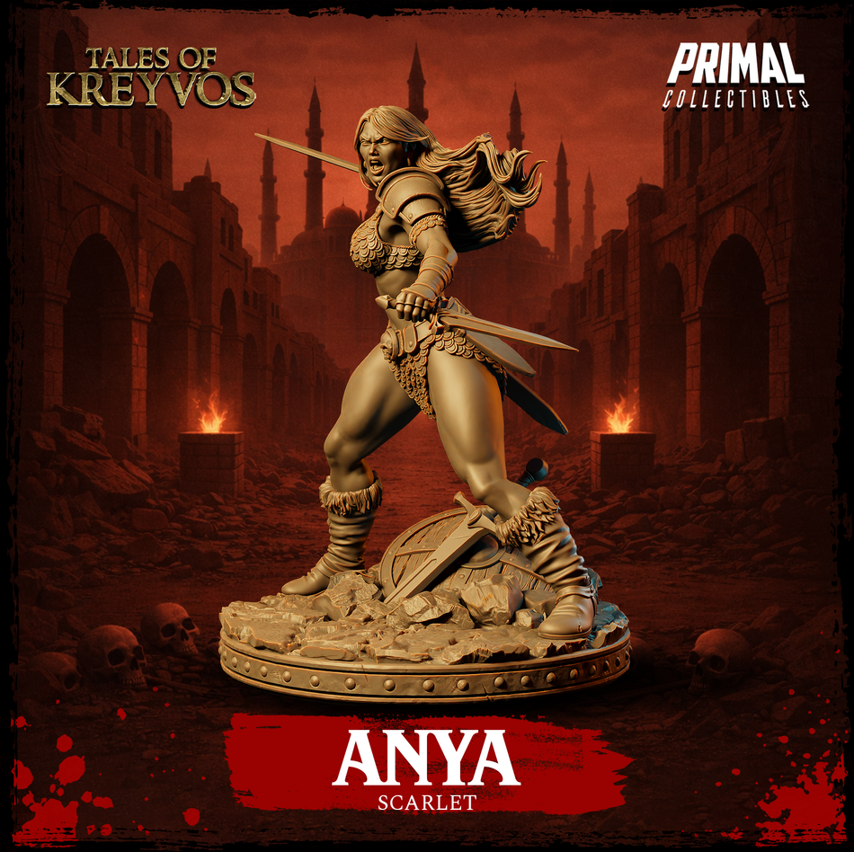 Barbarian Anya - Tales of Kreyvos - Primal Collectibles