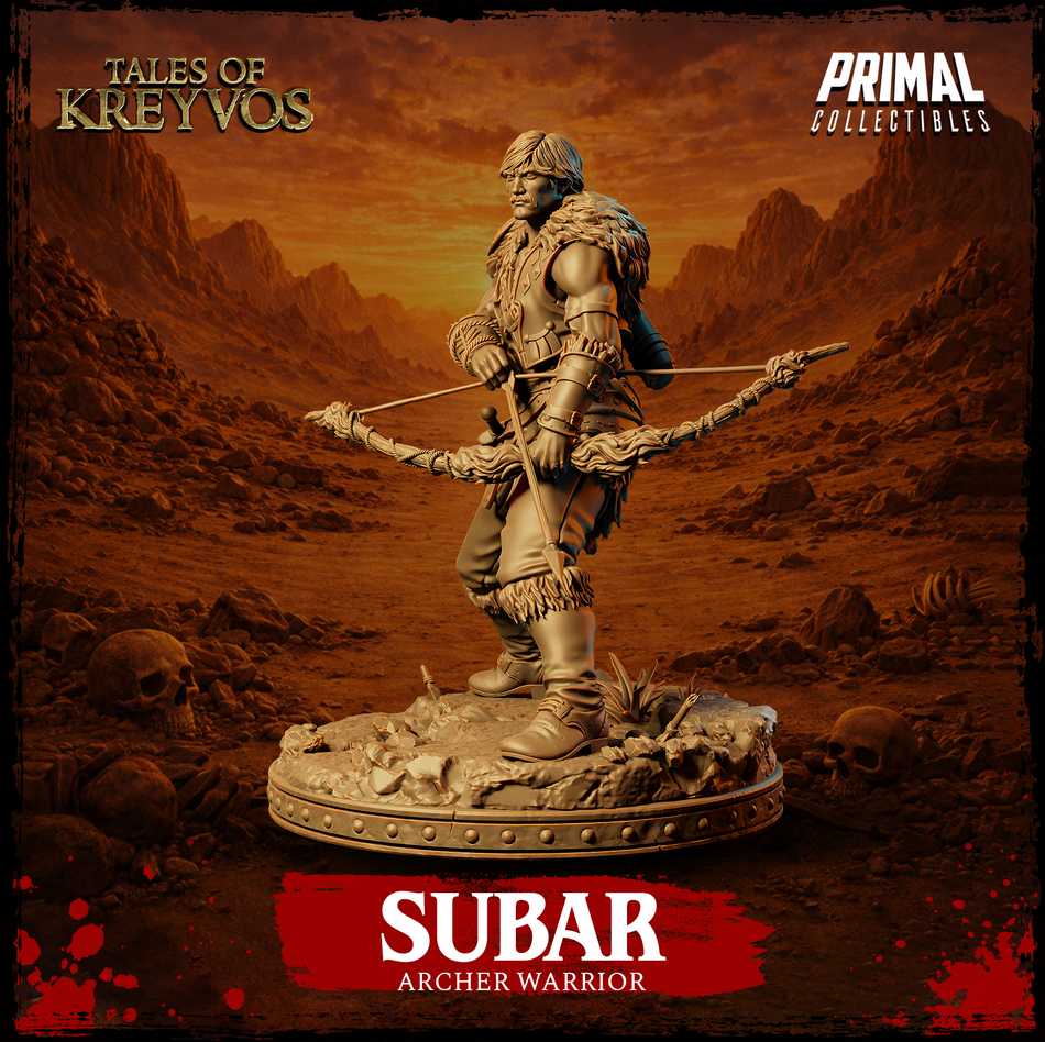 Archer Warrior Subar - Tales of Kreyvos - Primal Collectibles
