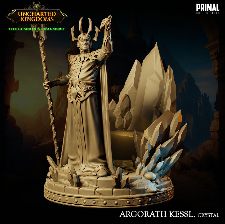 Dark Wizard Agorath Kessl Crystal - Uncharted Kingdoms/ The Luminous Fragment - Primal Collectibles