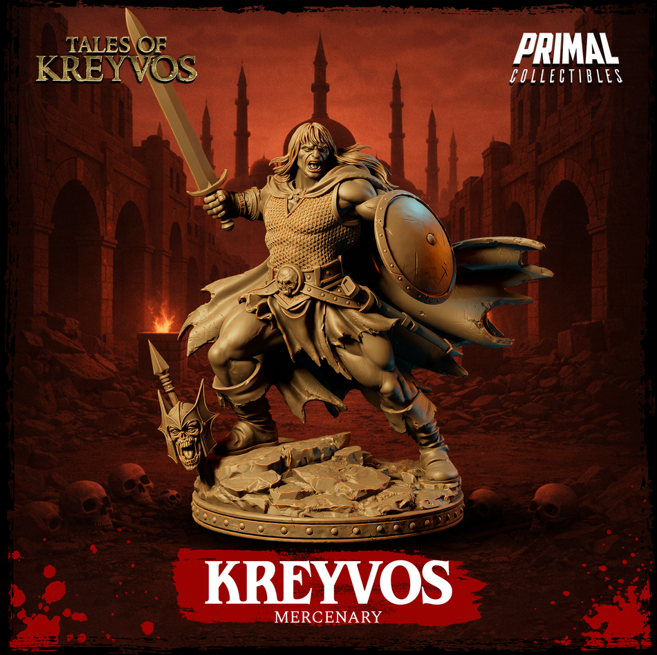 Barbarian Kreyvos 2 - Tales of Kreyvos - Primal Collectibles
