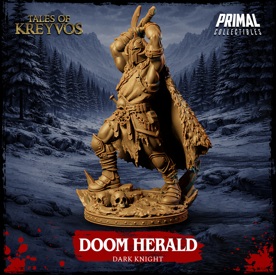 Dark Knight Doom Herald - Tales of Lreyvos - Primal Collectibles