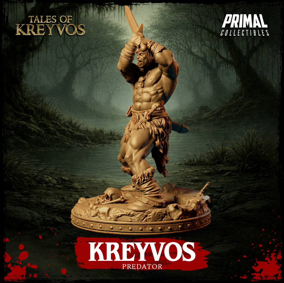 Barbarian Kreyvos - Tales of Kreyvos - Primal Collectibles