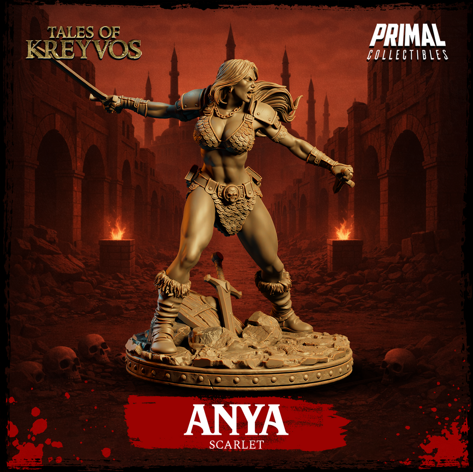 Barbarian Anya - Tales of Kreyvos - Primal Collectibles