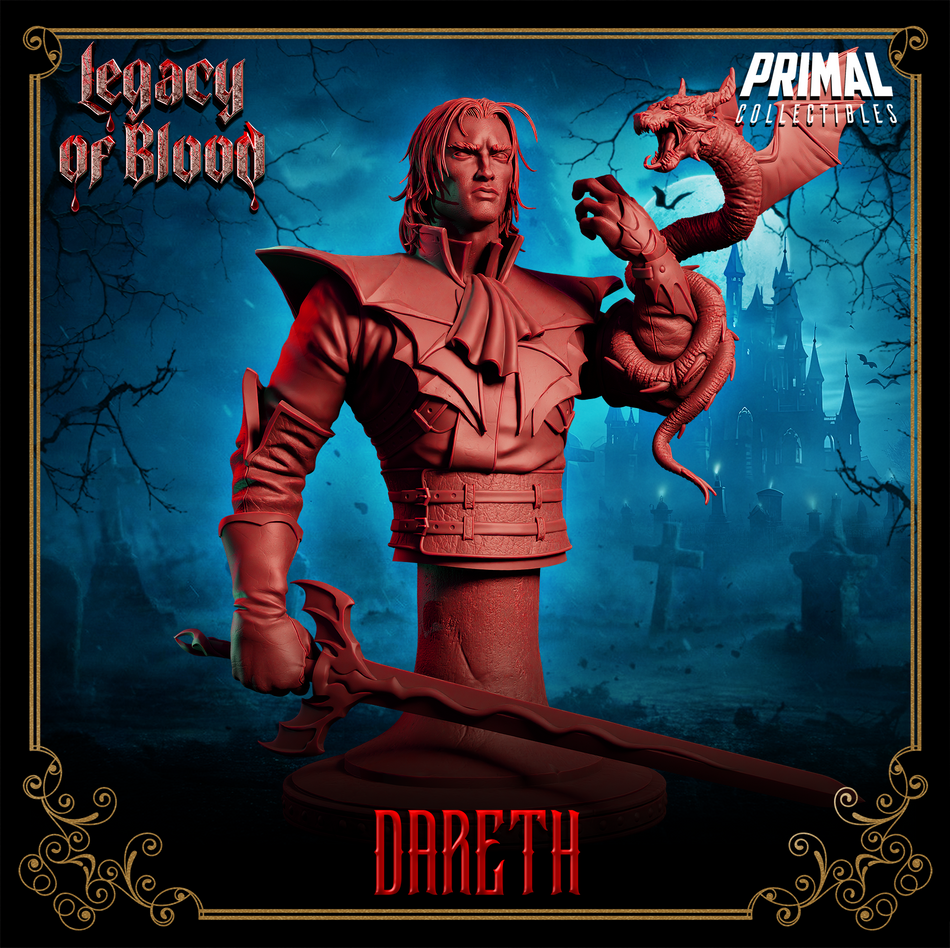 Dareth - Bust aus der Reihe Legacy of Blood von Primal Collectibles