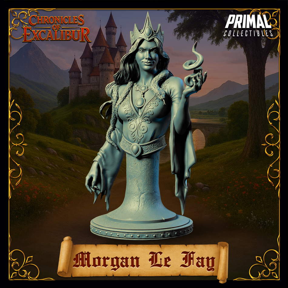 Witch Morgan Le Fag - Bust - Chronicles of Excalibur - Primal Collectibles