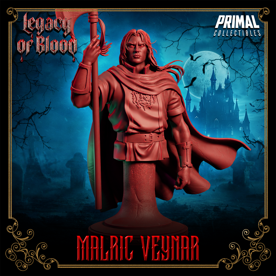 Malric Veynar - Bust aus der Reihe Legacy of Blood von Primal Collectibles