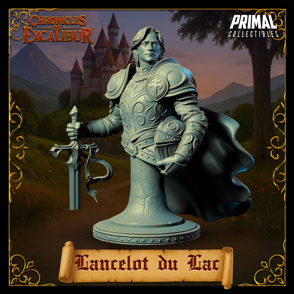 Lancelot du Lac - Bust - Chronicles of Excalibur - Primal Collectibles