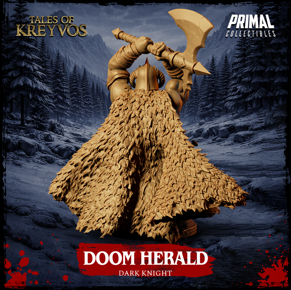 Dark Knight Doom Herald Bust - Tales of Kreyvos - Primal Collectibles