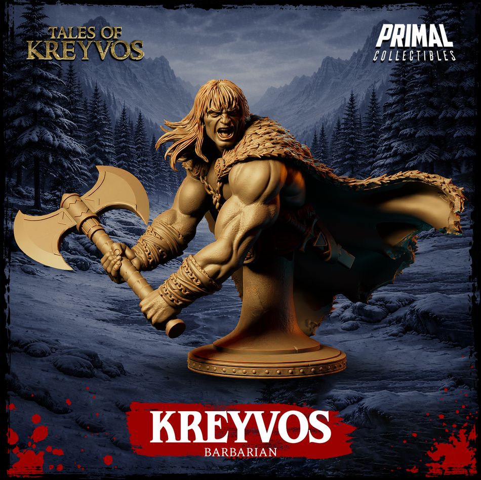Northman Kreyvos Bust - Tales of Kreyvos - Primal Collectibles