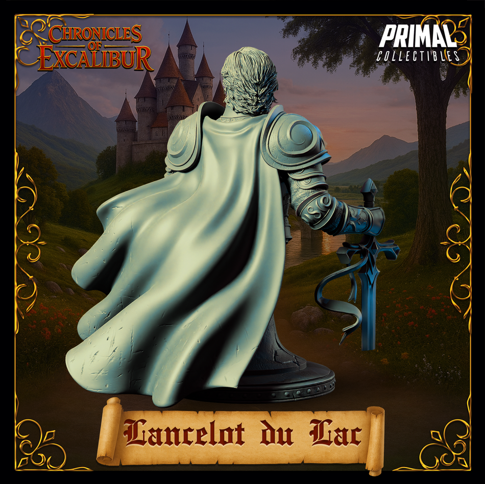 Lancelot du Lac - Bust - Chronicles of Excalibur - Primal Collectibles