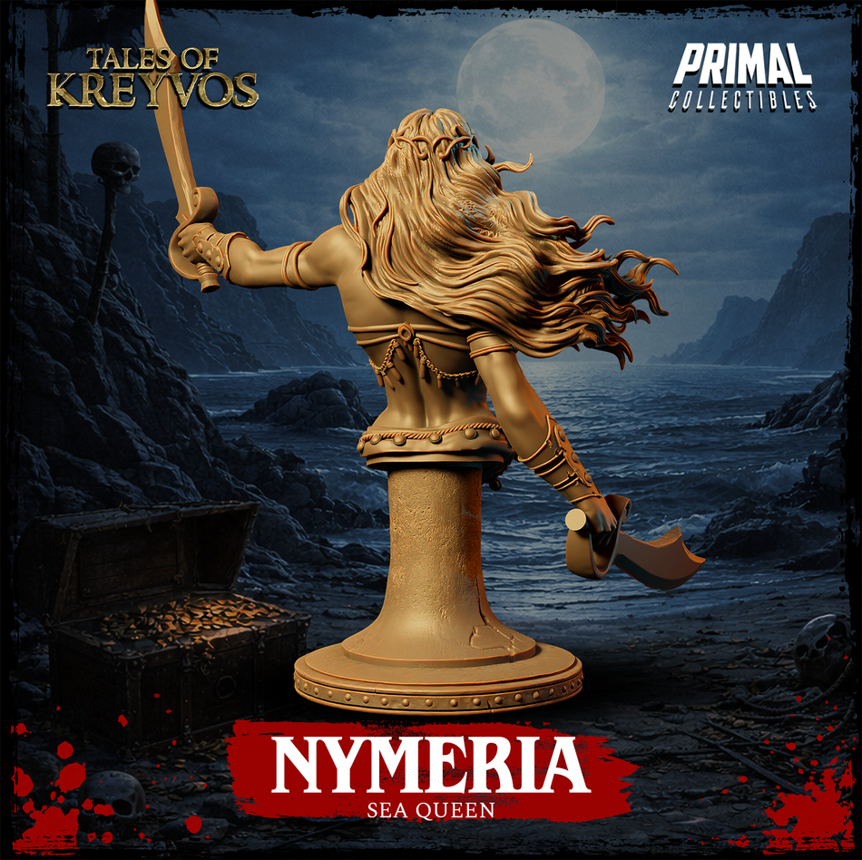 Sea Queen Nymeria Bust - Tales of Kreyvos - Primal Collectibles