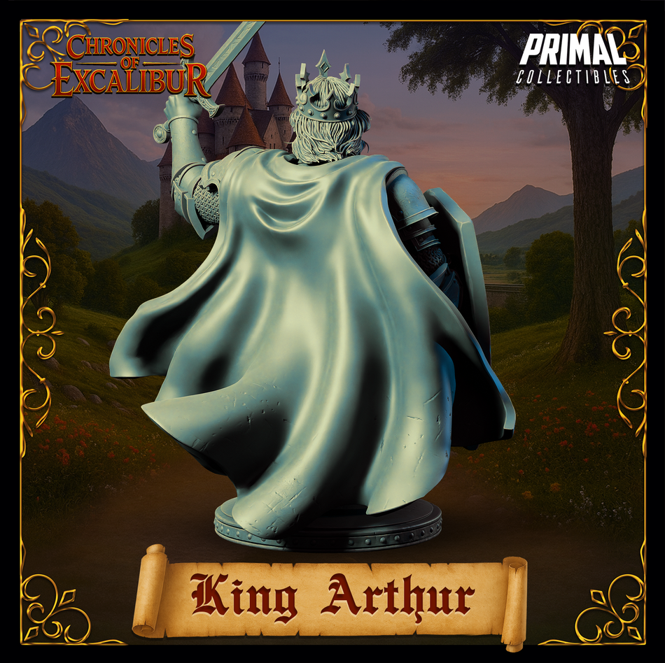 Adult King Arthur - Bust - Chronicles of Excalibur - Primal Collectibles