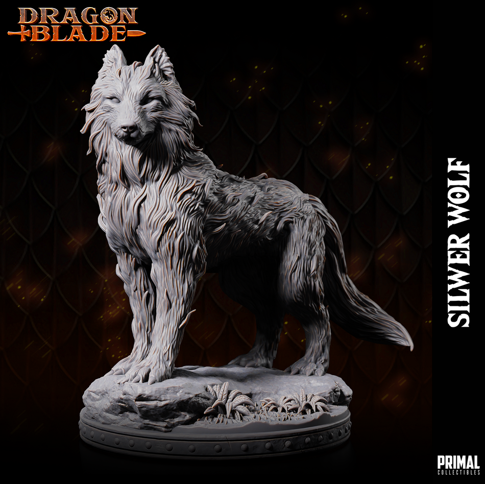 Silwer Wolf - Dragon Blade - Primal Collectibles