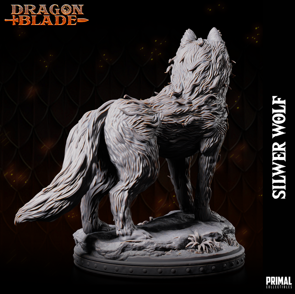 Silwer Wolf - Dragon Blade - Primal Collectibles