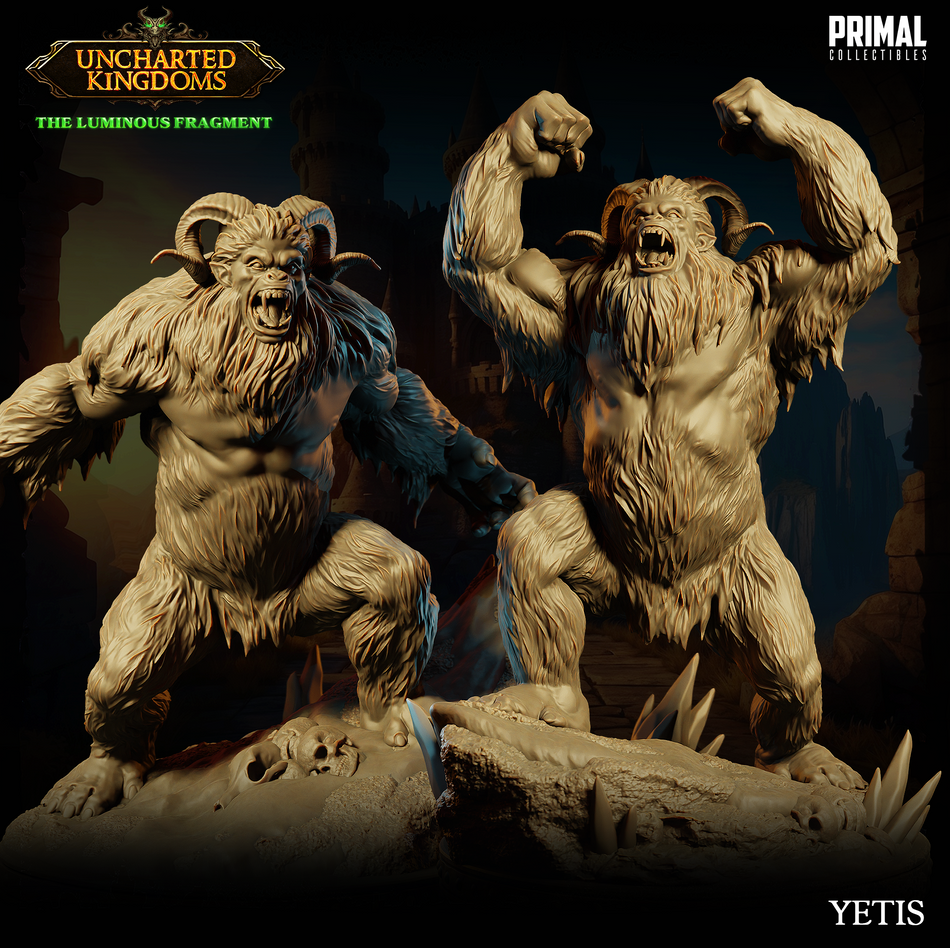 Yetis - Uncharted Kingdoms/ The Luminous Fragment - Primal Collectibles